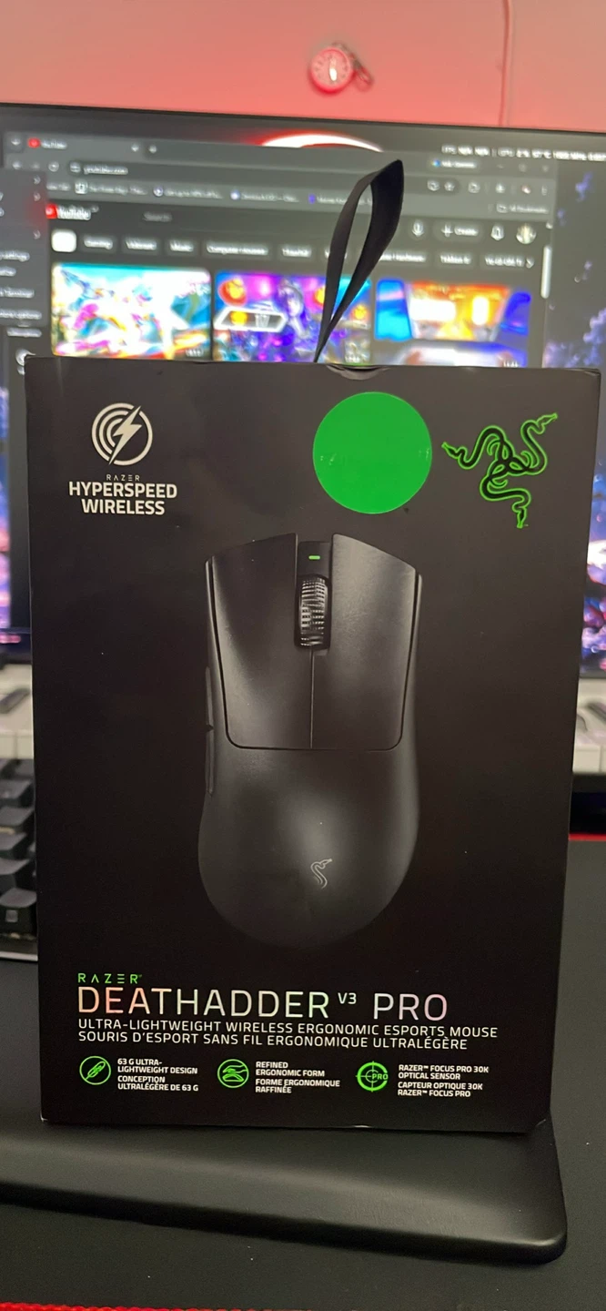 Razer DeathAdder V3 Pro Hyper speed Wireless Mouse