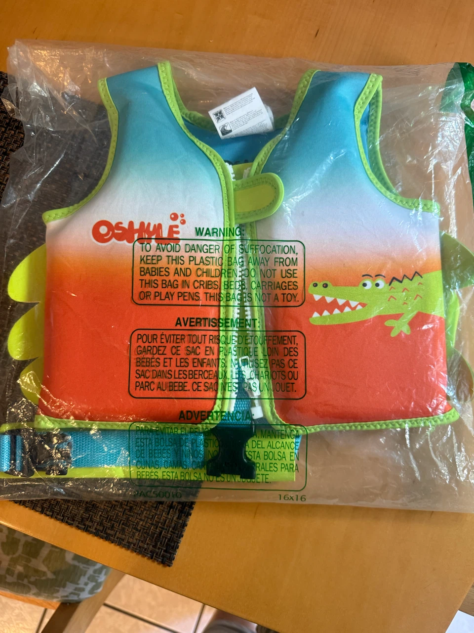 Oshyle Toddler Swim Vest - Green - photo 2