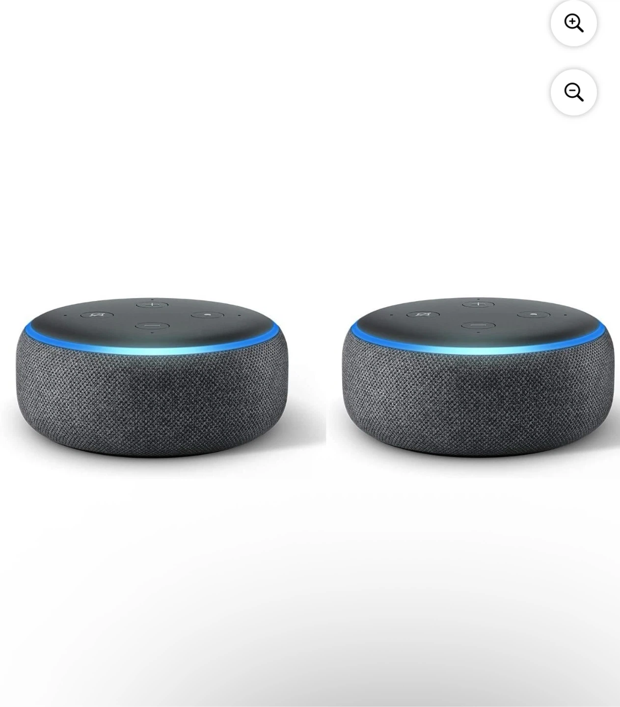 Two Amazon Echo Dot 3rd Gen Smart Speakers - photo 2