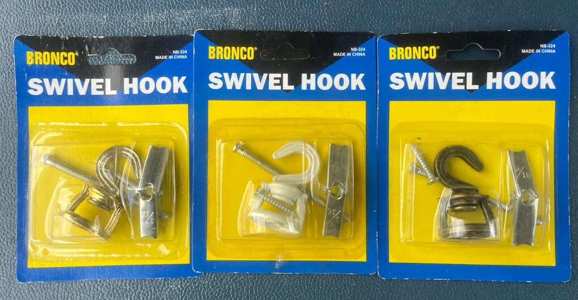 20 Bronco Swivel Hooks NB-324