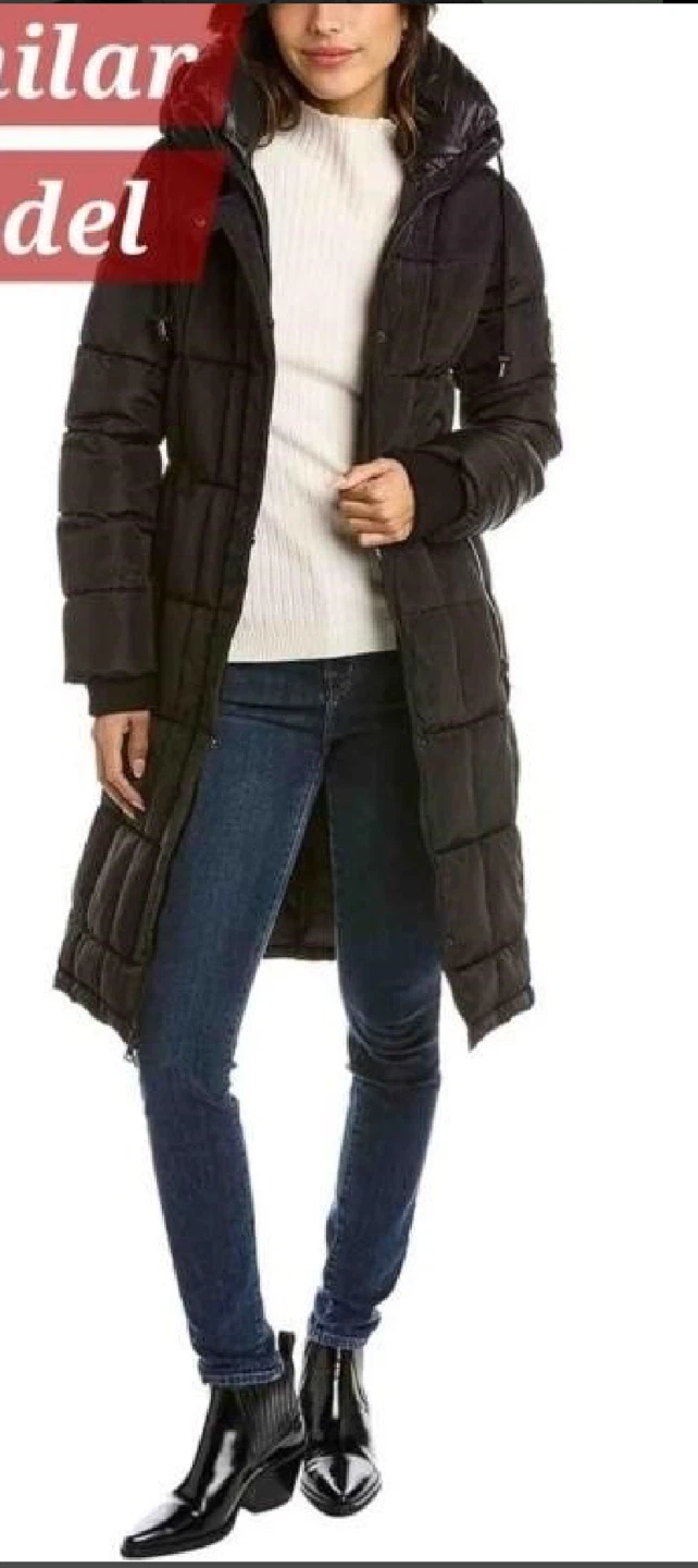 Black Long Puffer Coat