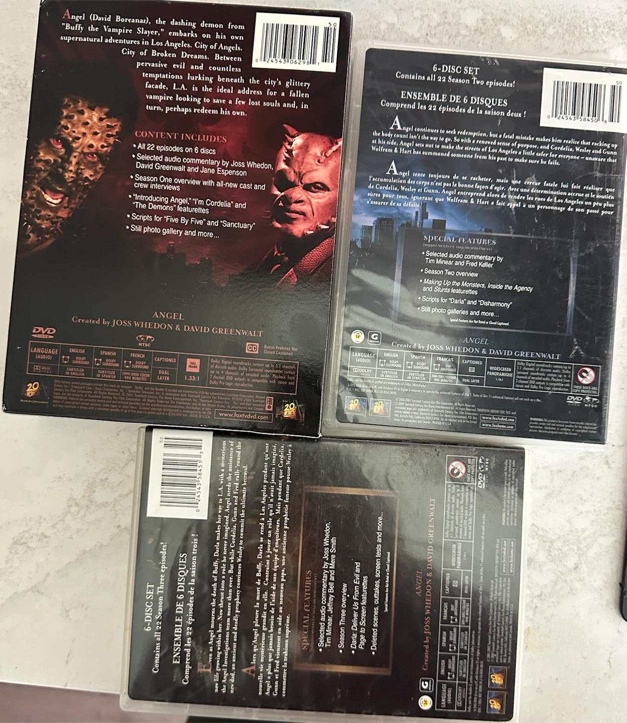 Angel Seasons 1-3 DVD Sets - photo 2