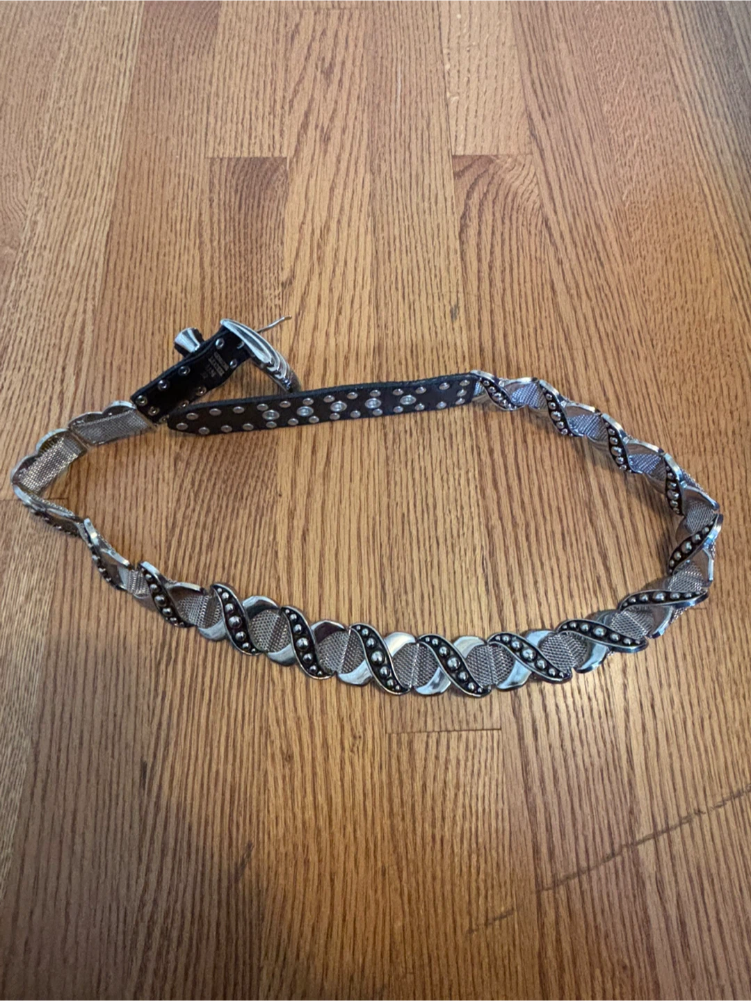 Genuine leather motorcycle belt