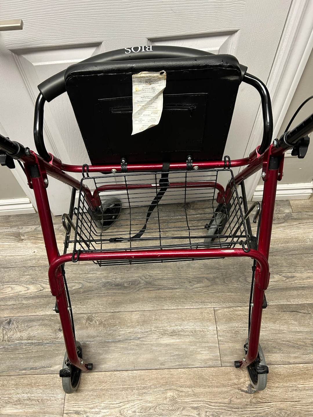 BIOS Diagnostics Red Rollator Walker - photo 5