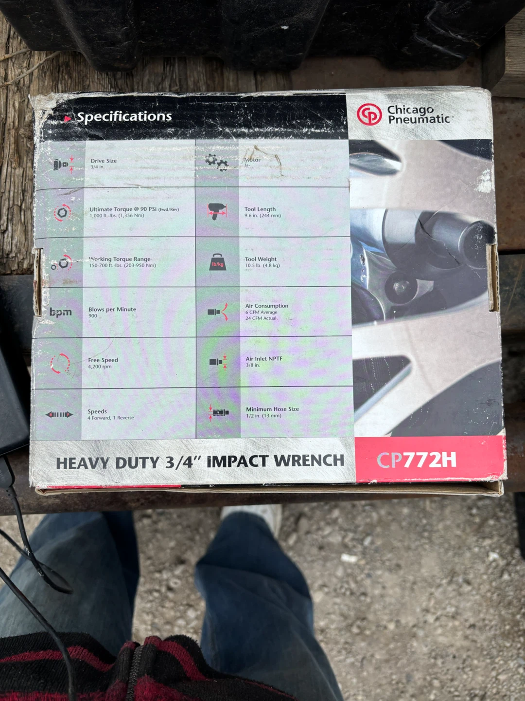 Chicago Pneumatic CP772H 3/4" Heavy Duty Impact Wrench - photo 3