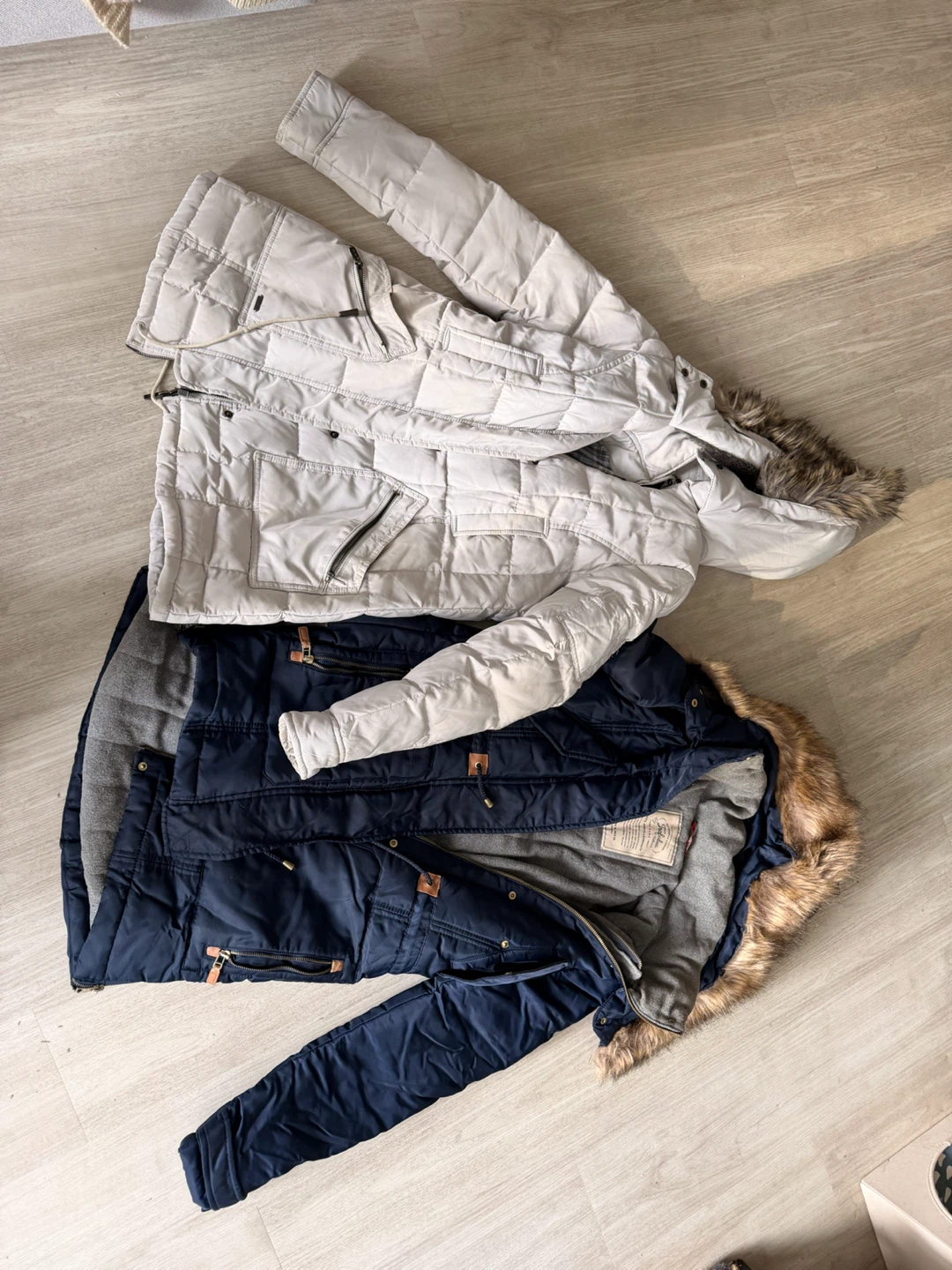 Zara Two Winter Parka Jackets