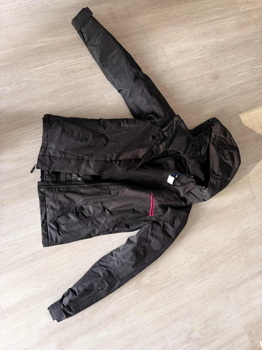 Black winter jacket