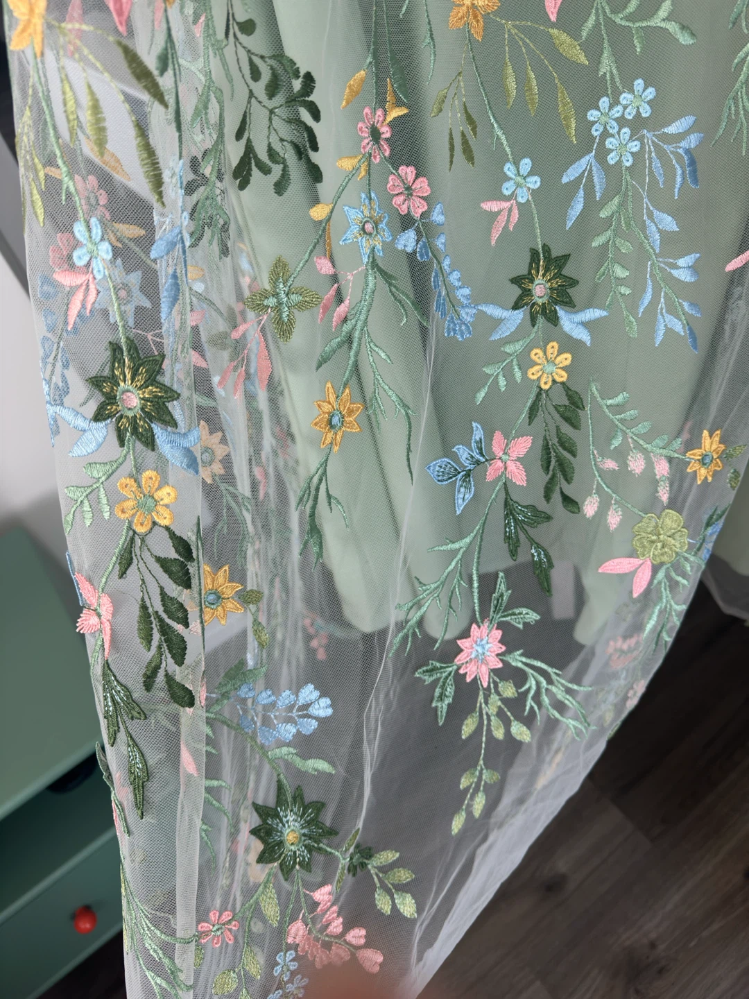 Evangeline 3D Maxi Dress Light Green - photo 3
