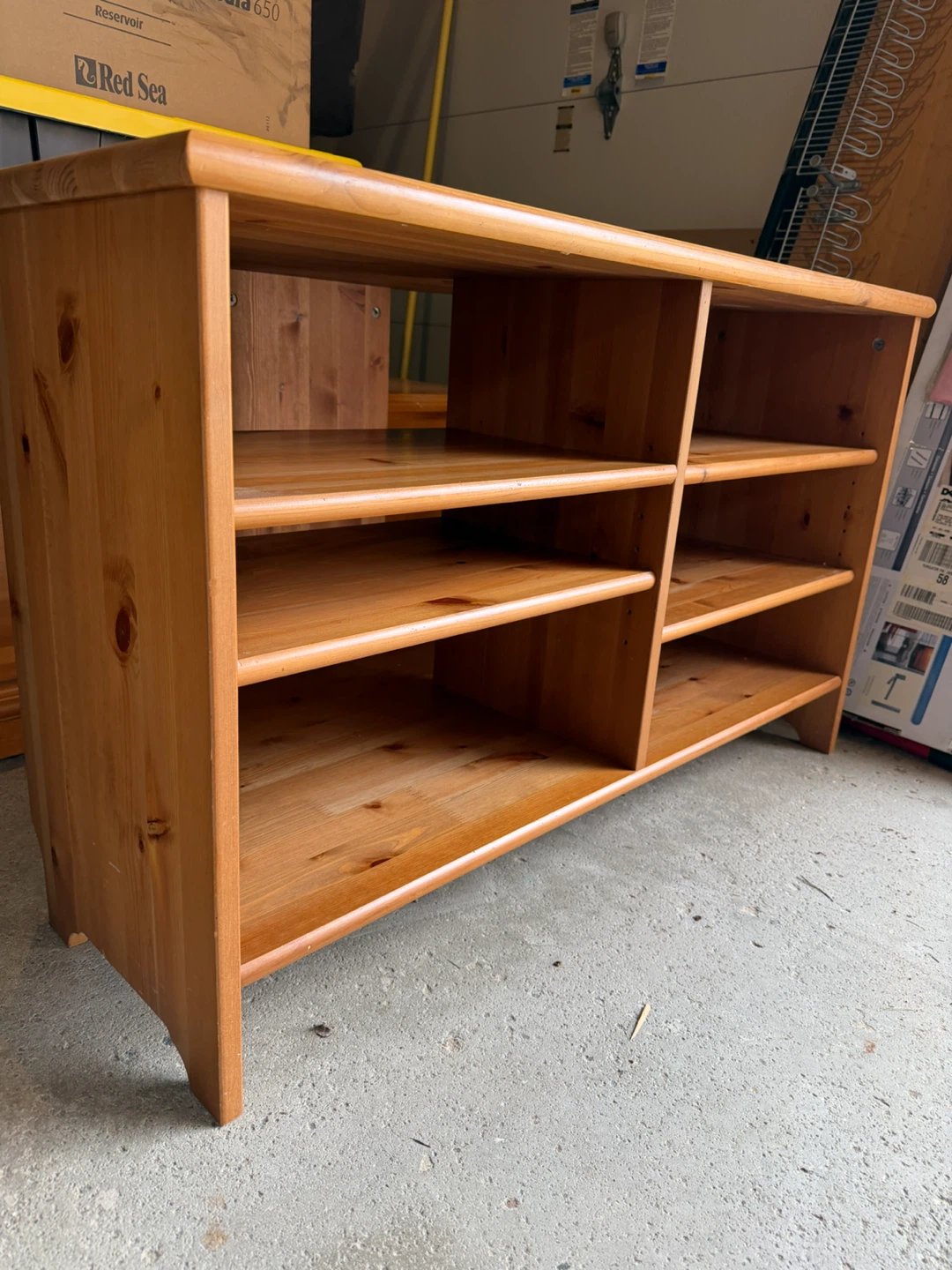 Solid Pine Corner Media Stand - photo 2