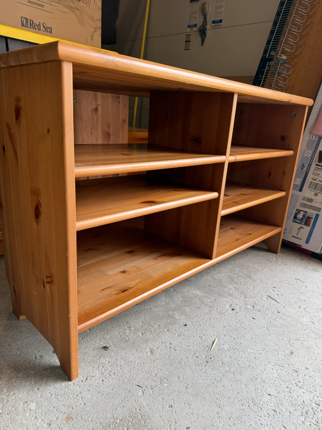 Solid Pine Corner Media Stand - photo 3