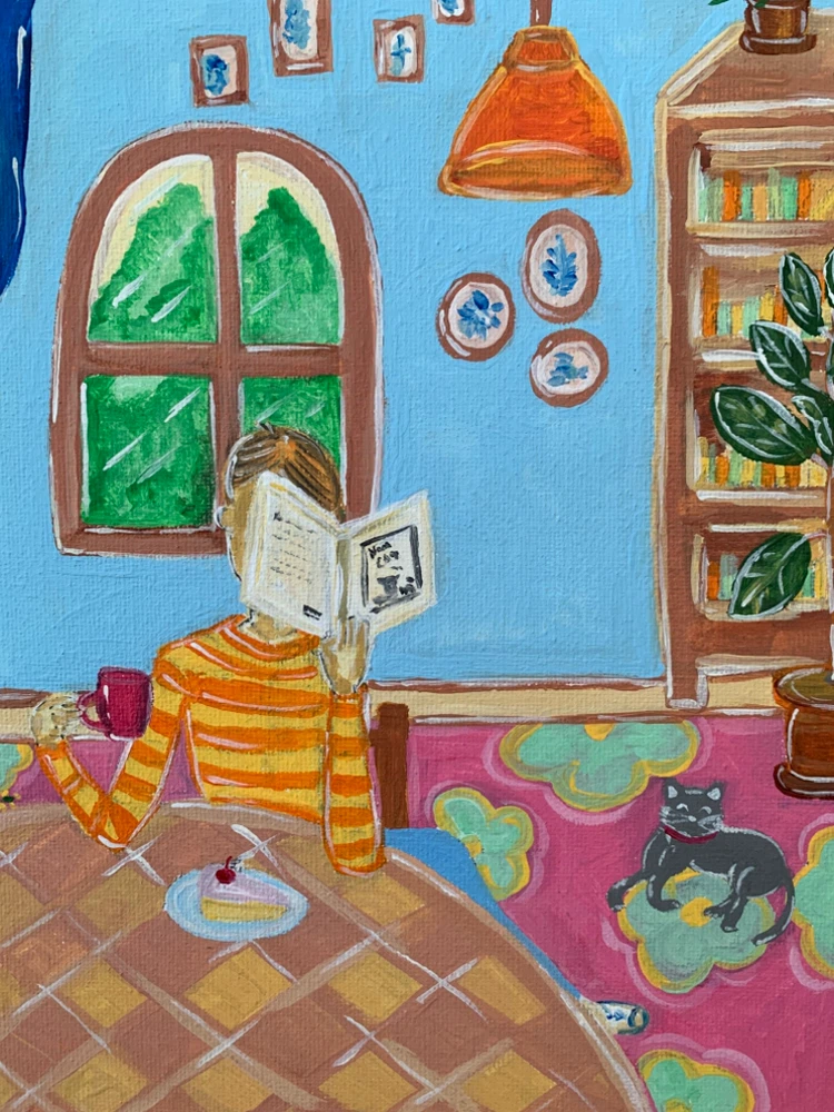 Original acrylic painting on canvas - photo 2