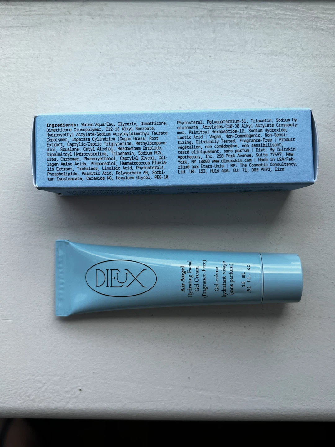 Dieux Air Angel 🪽Hydrating Face Gel Cream 15ml - photo 3