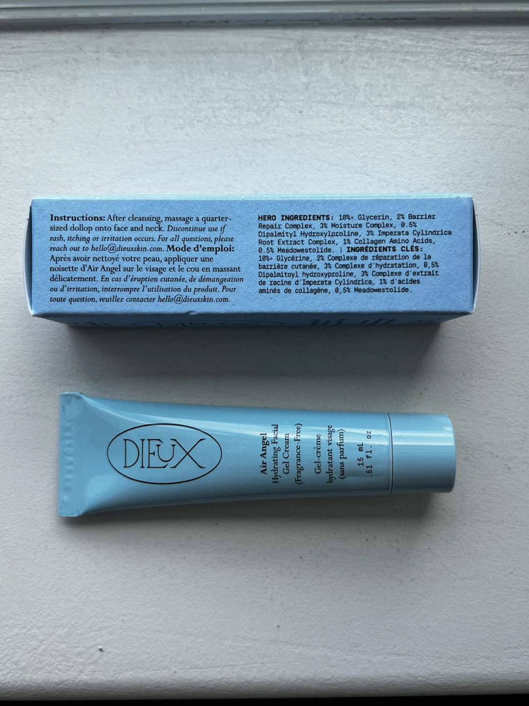 Dieux Air Angel 🪽Hydrating Face Gel Cream 15ml - photo 4