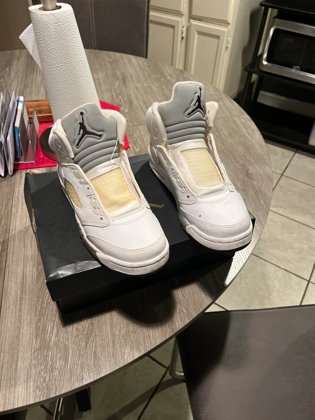Air Jordan 5 Retro White Metallic