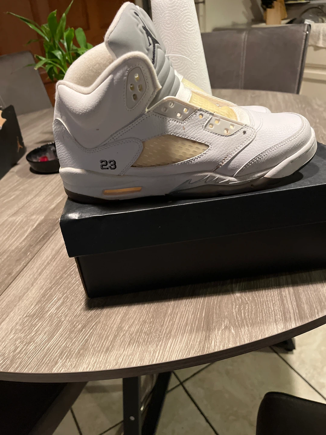 Air Jordan 5 Retro White Metallic - photo 2