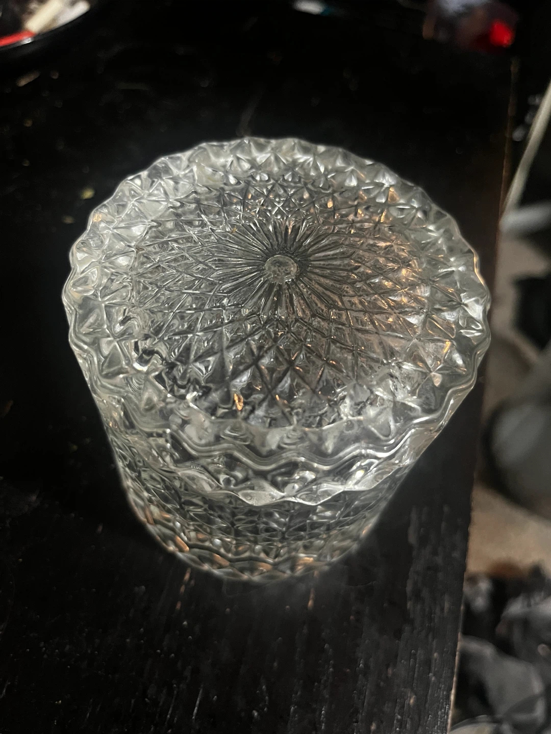 Vintage Crystal Glass Trinket Box - photo 2