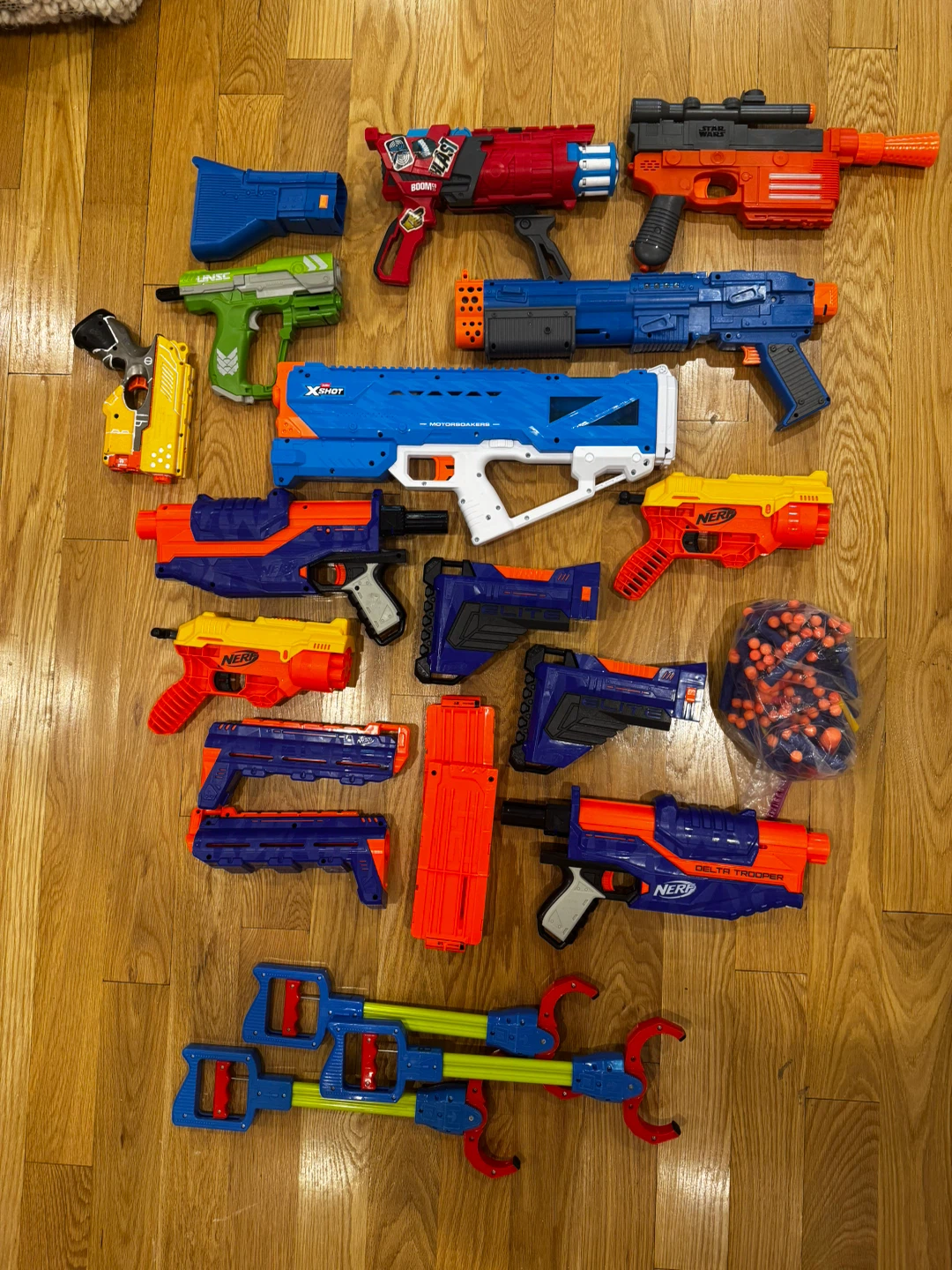 Large Nerf and Toy Blaster Collection