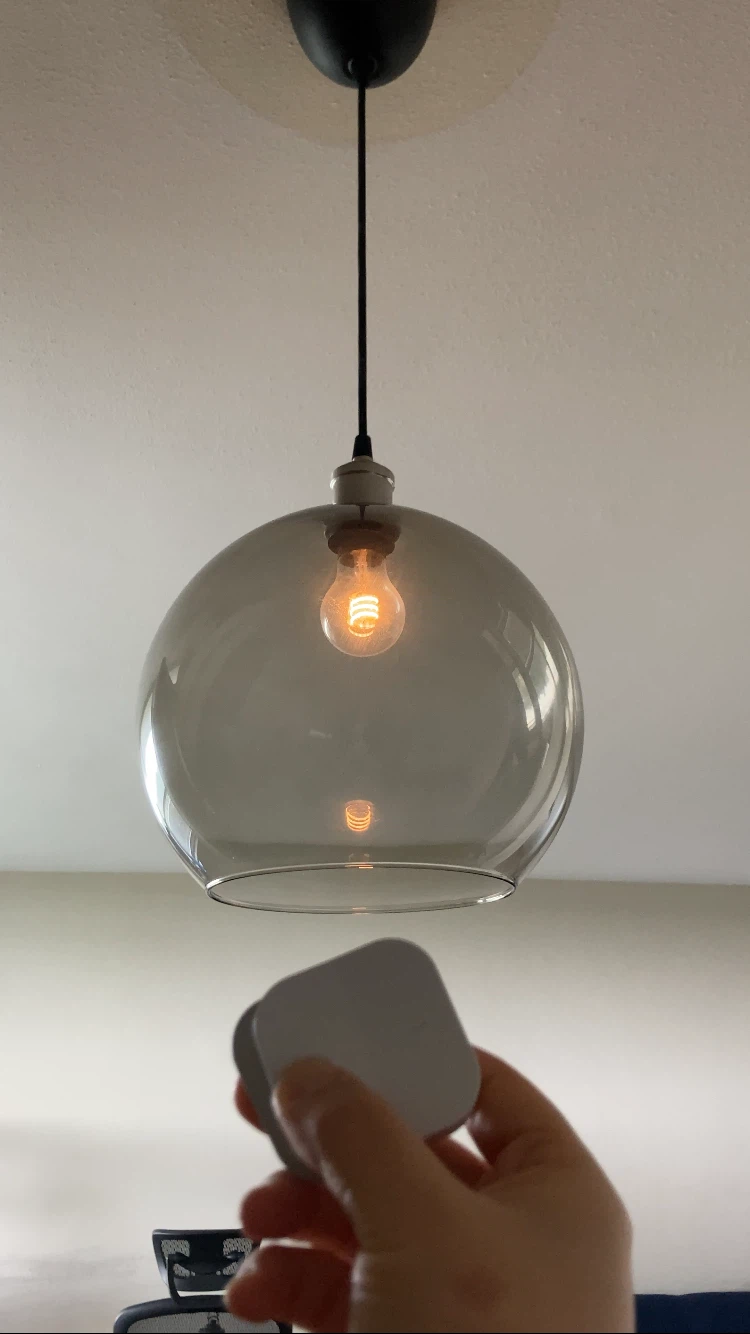 IKEA Pendant lamp JAKOBSBYN / JÄLLBY with a smart LED bulb