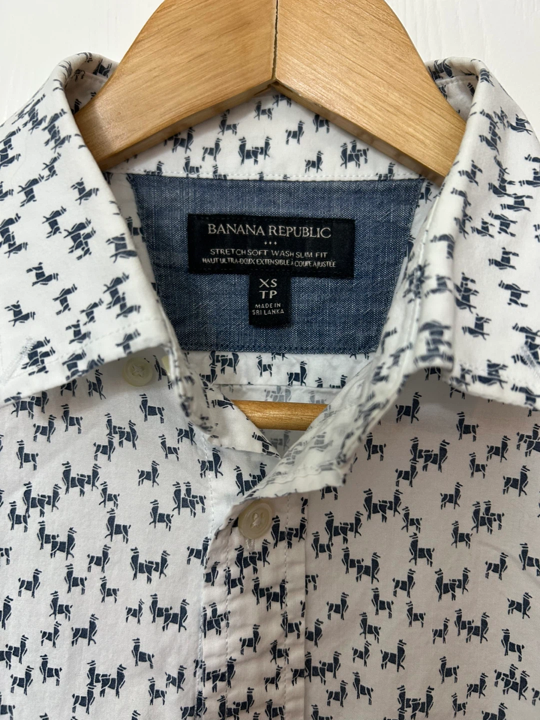 Banana Republic Llama Print Shirt XS - photo 3