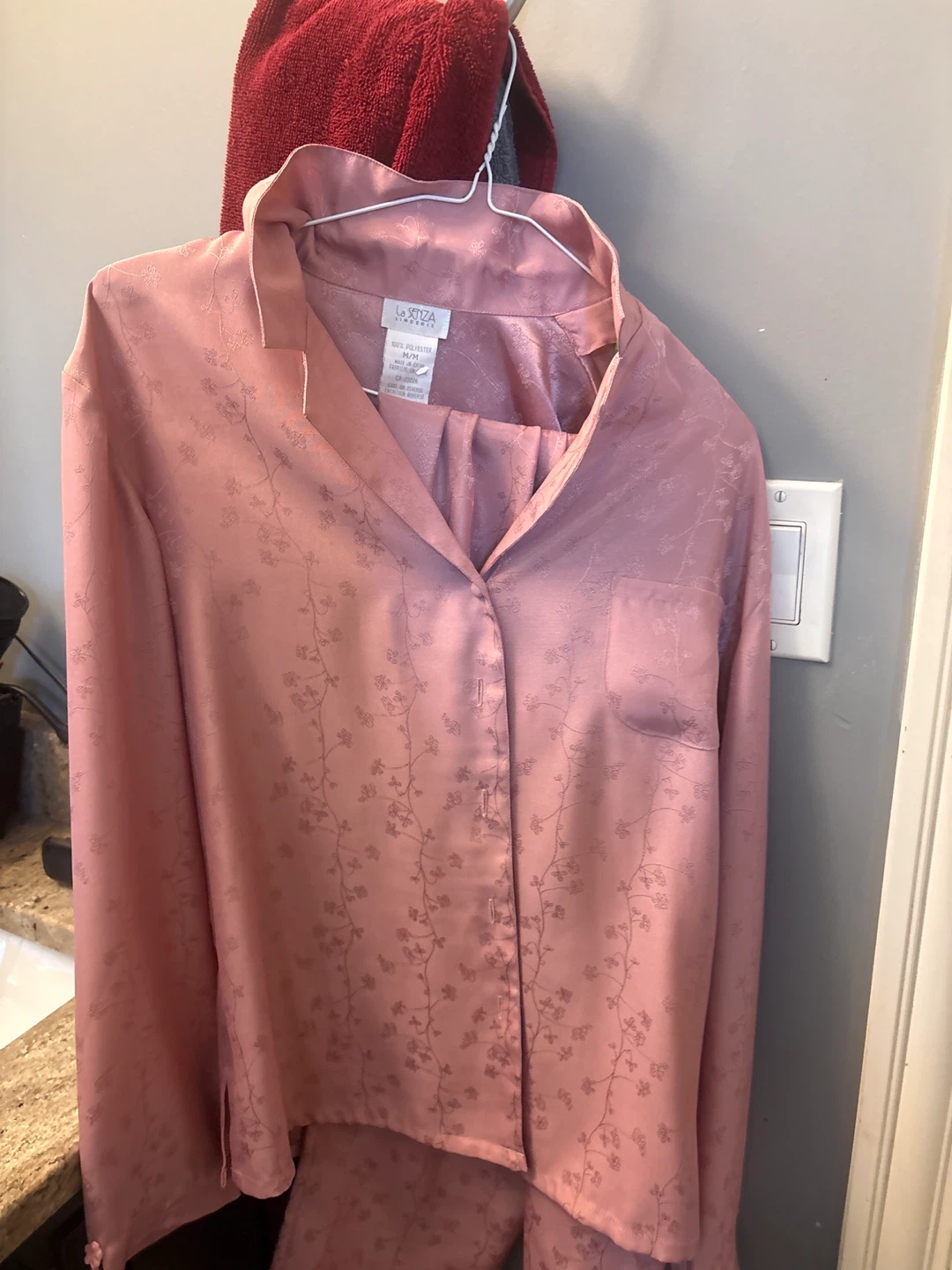La Senza Pink Floral Pajama Set