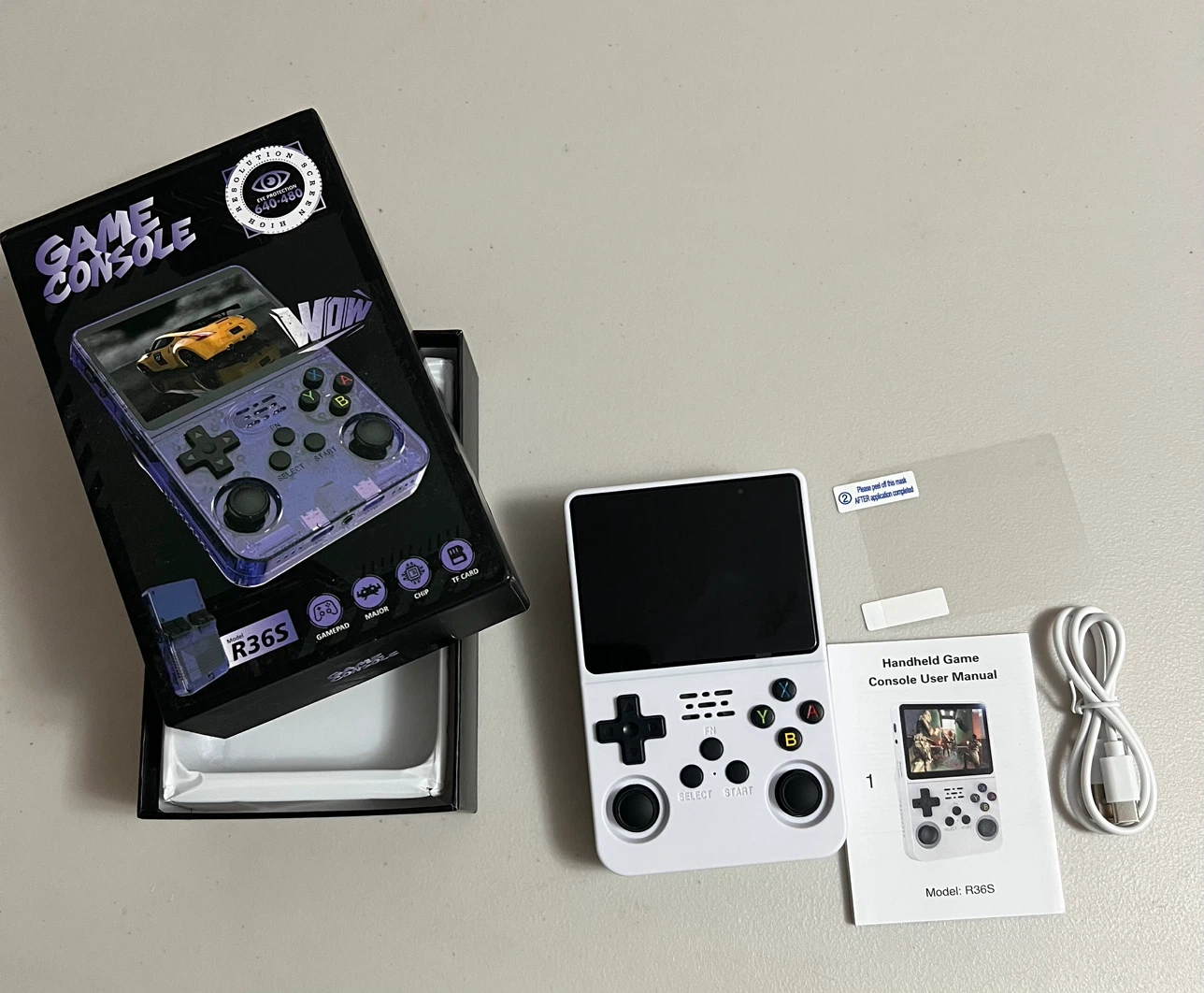 Brand New R36S Handheld Retro Game Console