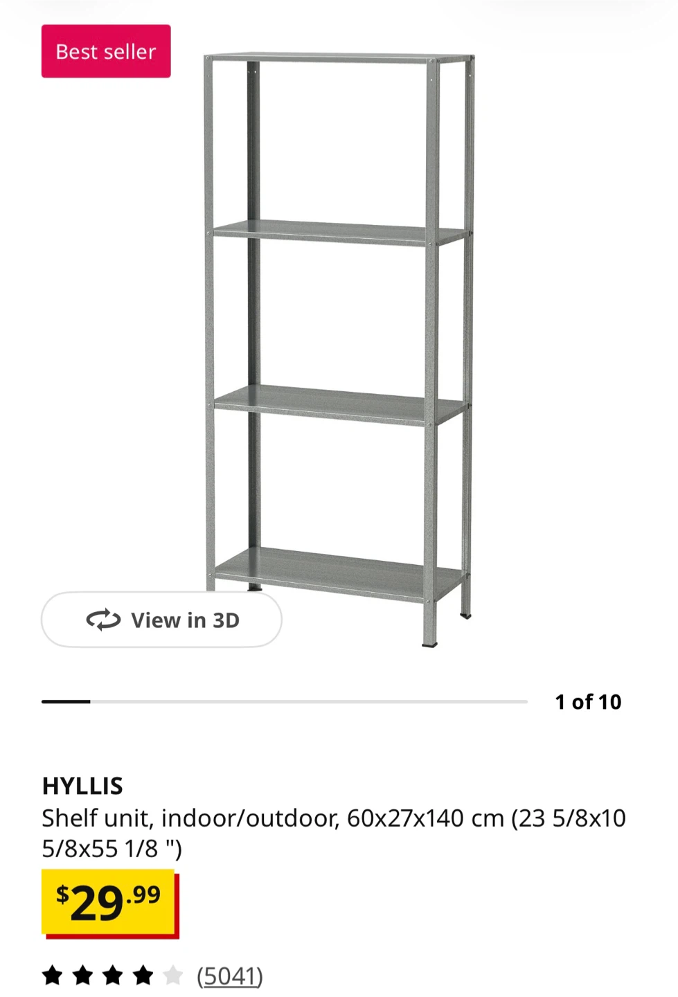 IKEA HYLLIS Shelf Unit