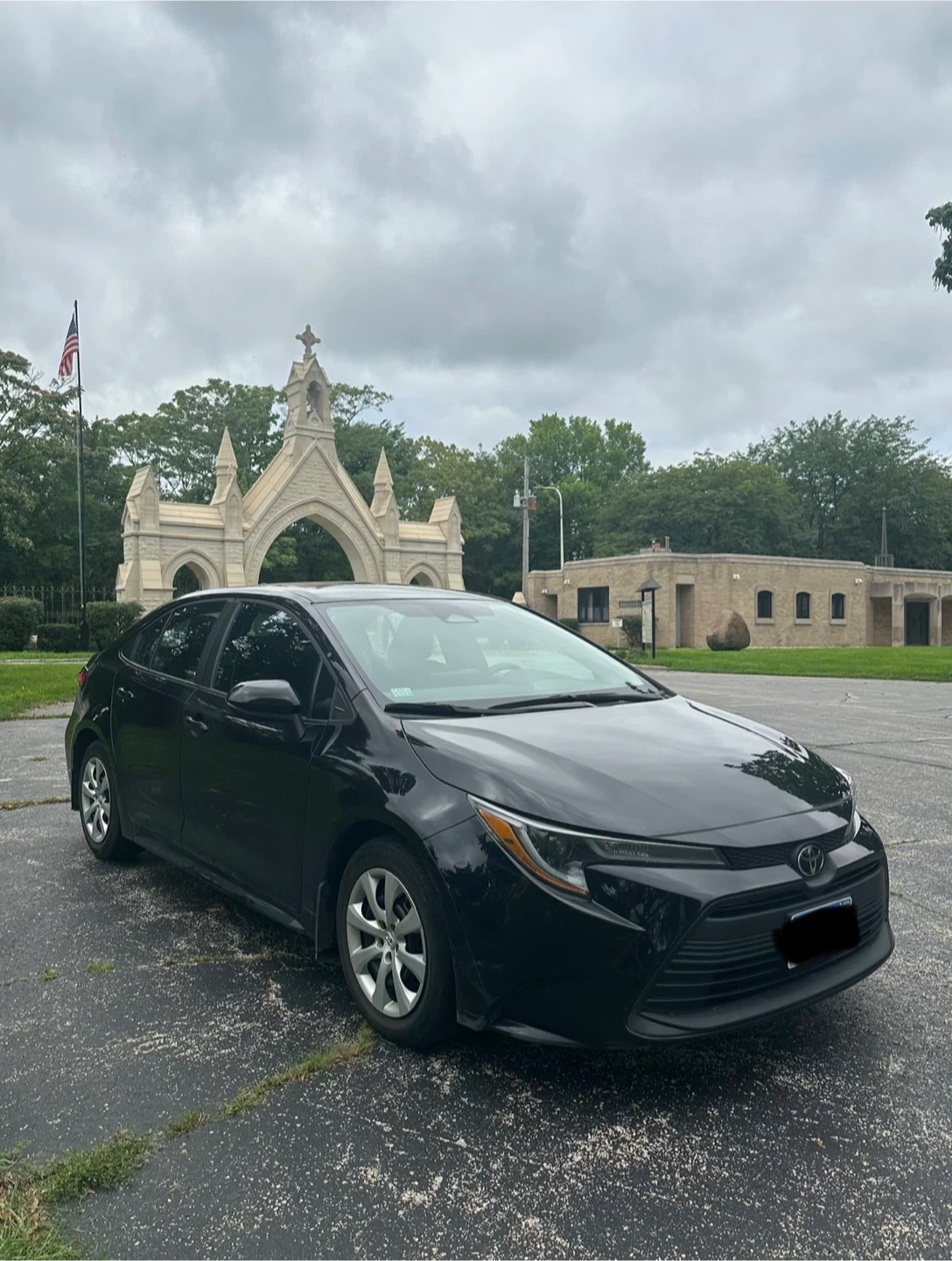 2023 Black Toyota Corolla LE Sedan