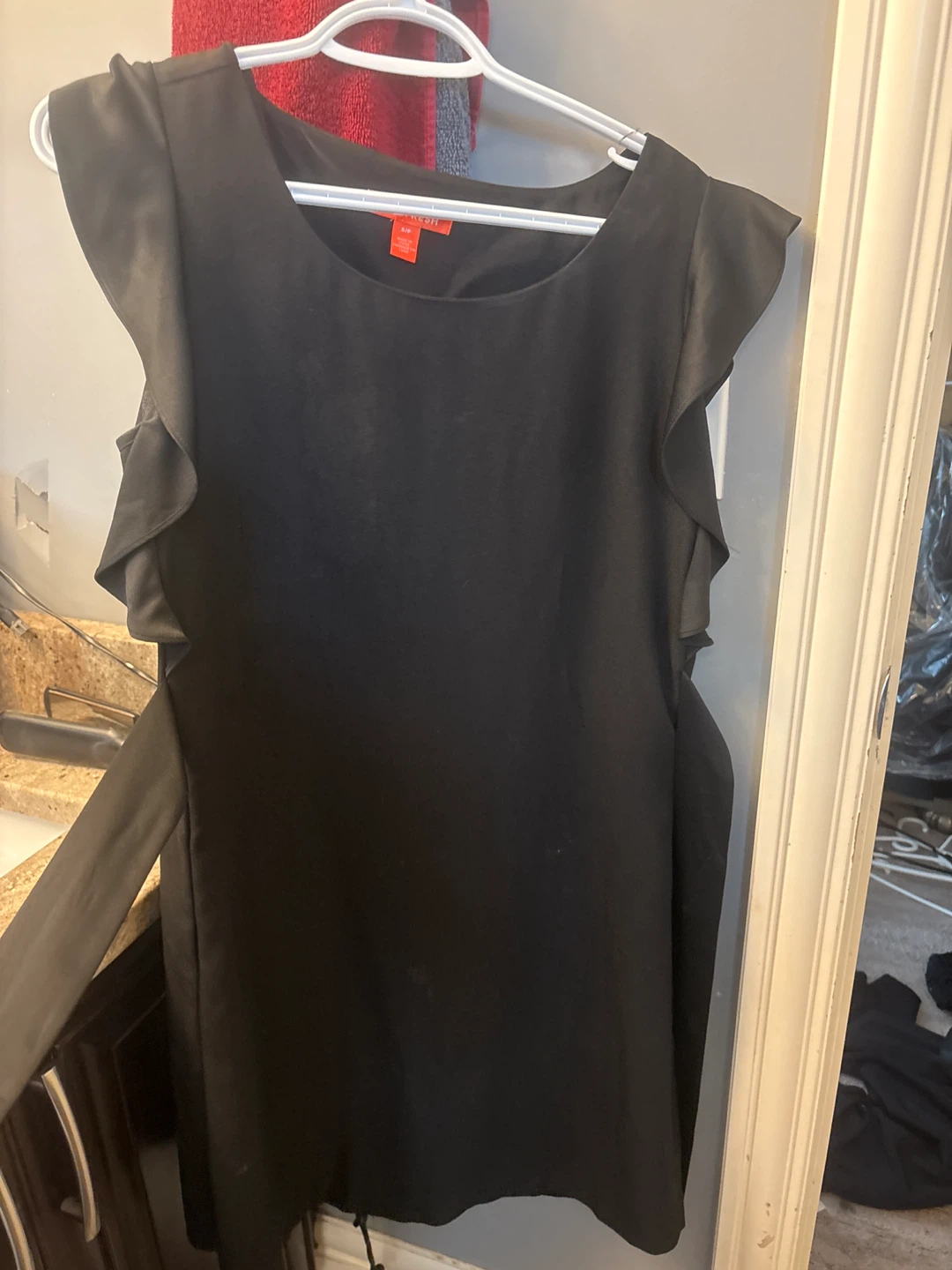 Black Joe Fresh Ruffle Sleeve Dress