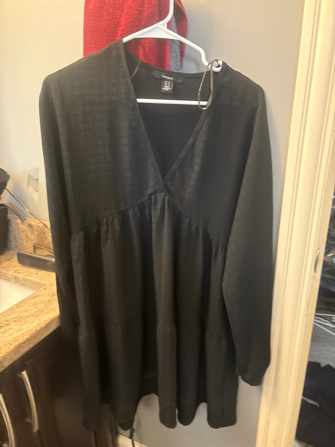 Forever 21 Black Long Sleeve Dress