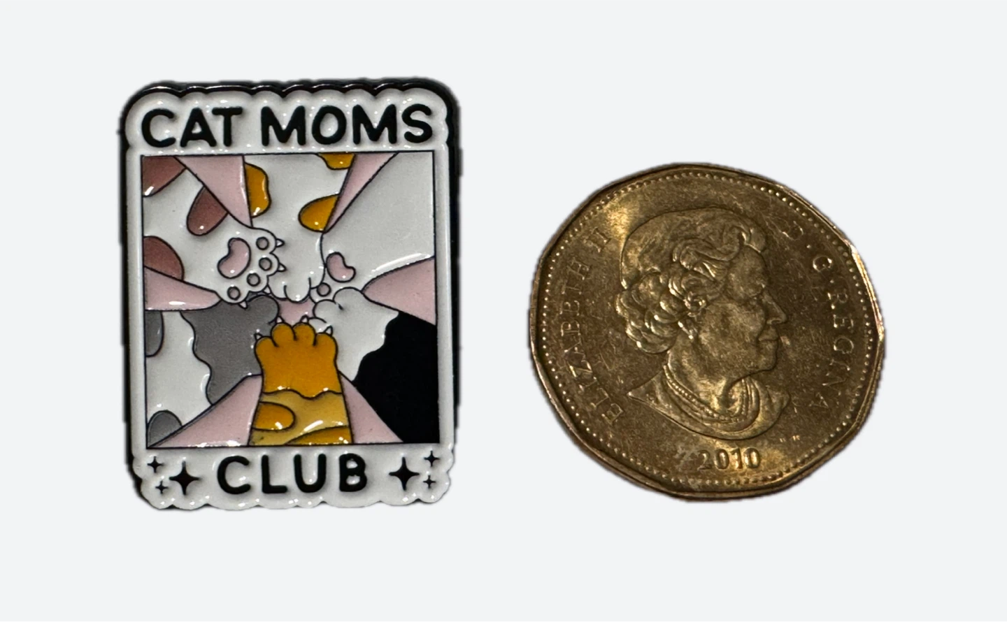 Cat Moms Club Enamel Pin - photo 2