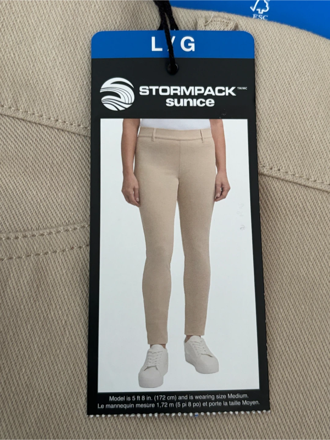 Sunice Stormpack Ladies Pants - Beige, Size Large - photo 3