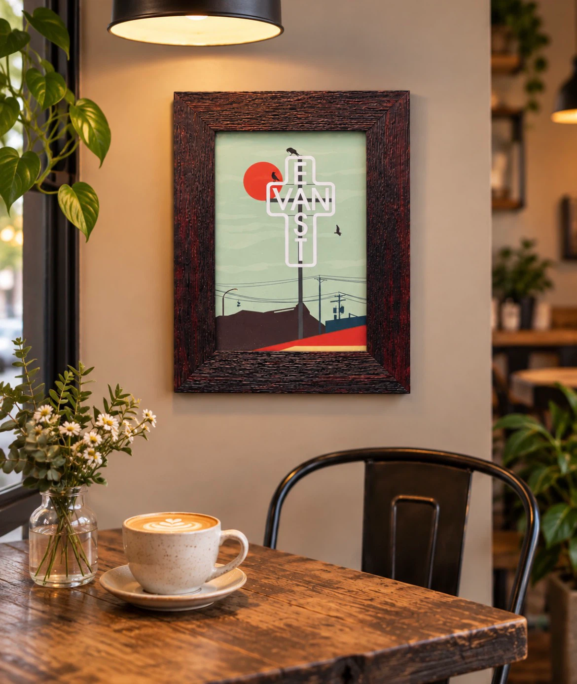 East Van Cross Framed Print