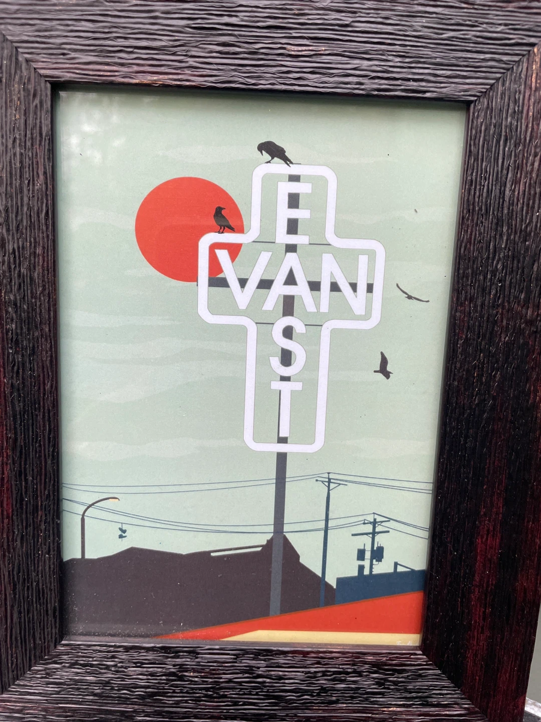 East Van Cross Framed Print - photo 3