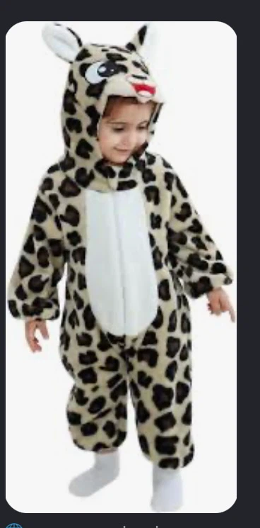 Q.C.W.Poppy Leopard Animal Onesie Size 80 - photo 4