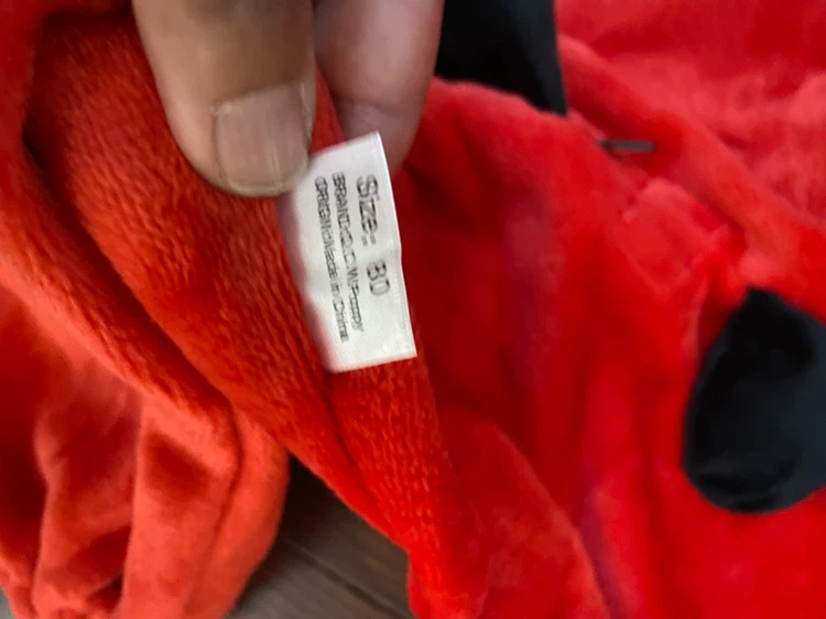 Red Dinosaur Onesie Costume - photo 5