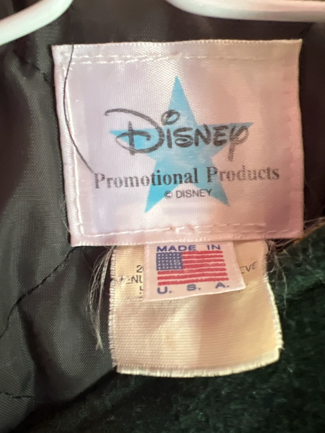 Vintage Limited Edition Disney Wool And Leather Bomber Jacket - photo 3