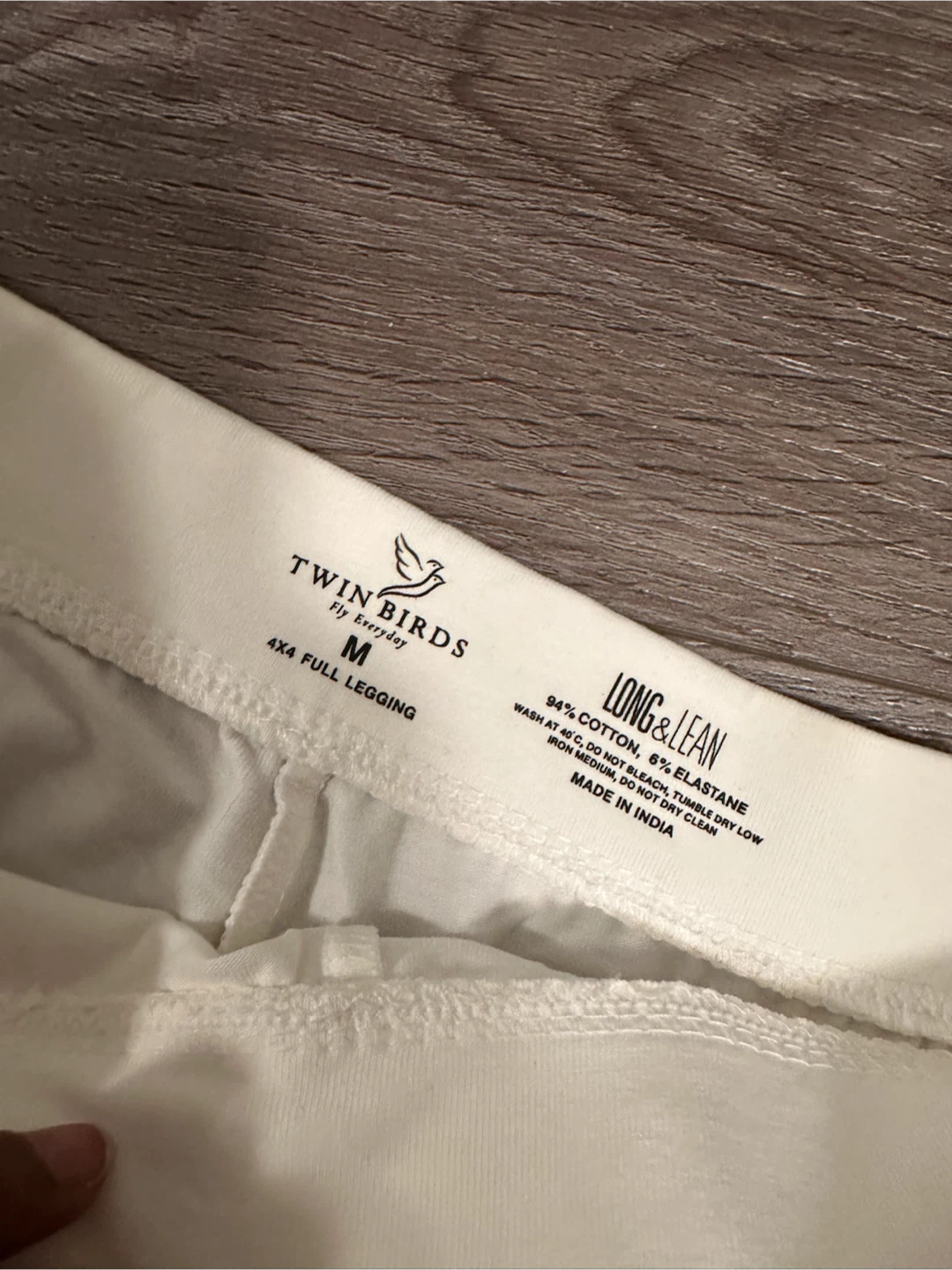 White leggings - photo 2