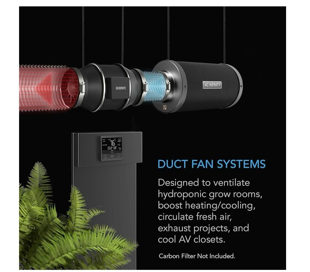 AC Infinity Cloudline T8 Inline Duct Fan - photo 2