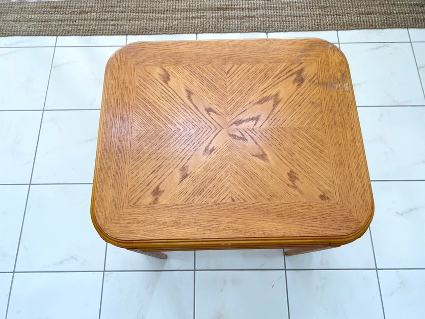 Vintage Solid Wood Side / End Table - photo 2
