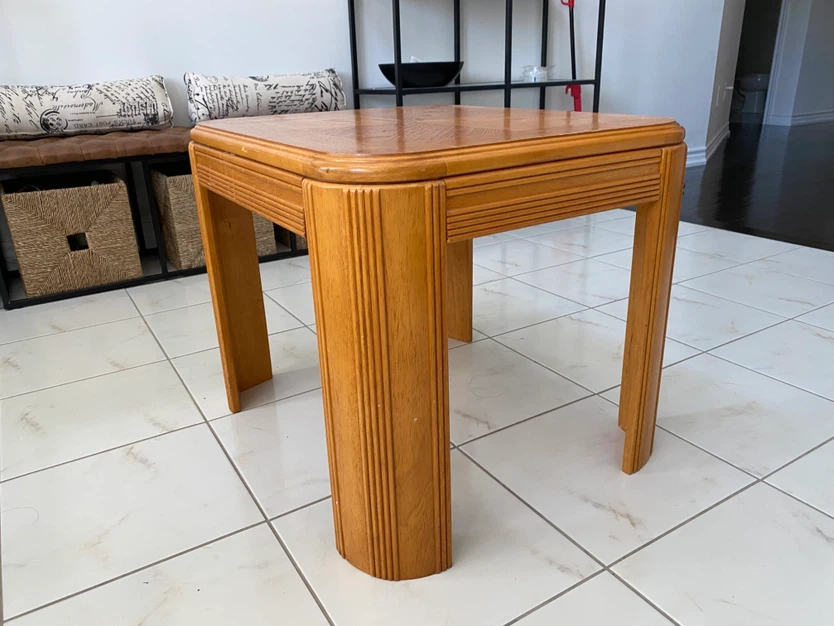 Vintage Solid Wood Side / End Table - photo 3
