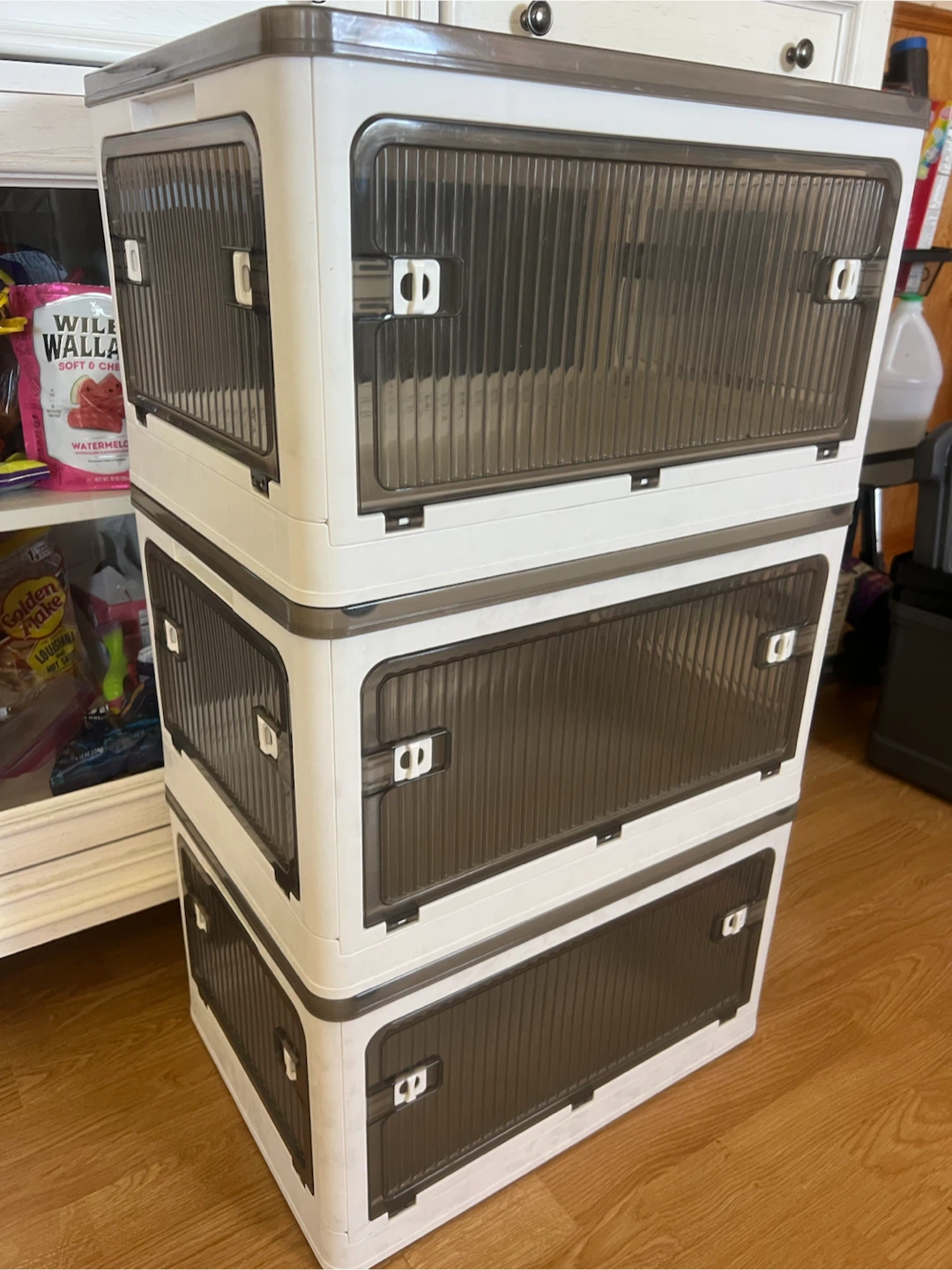 3-Tier Stackable Storage Bin Set