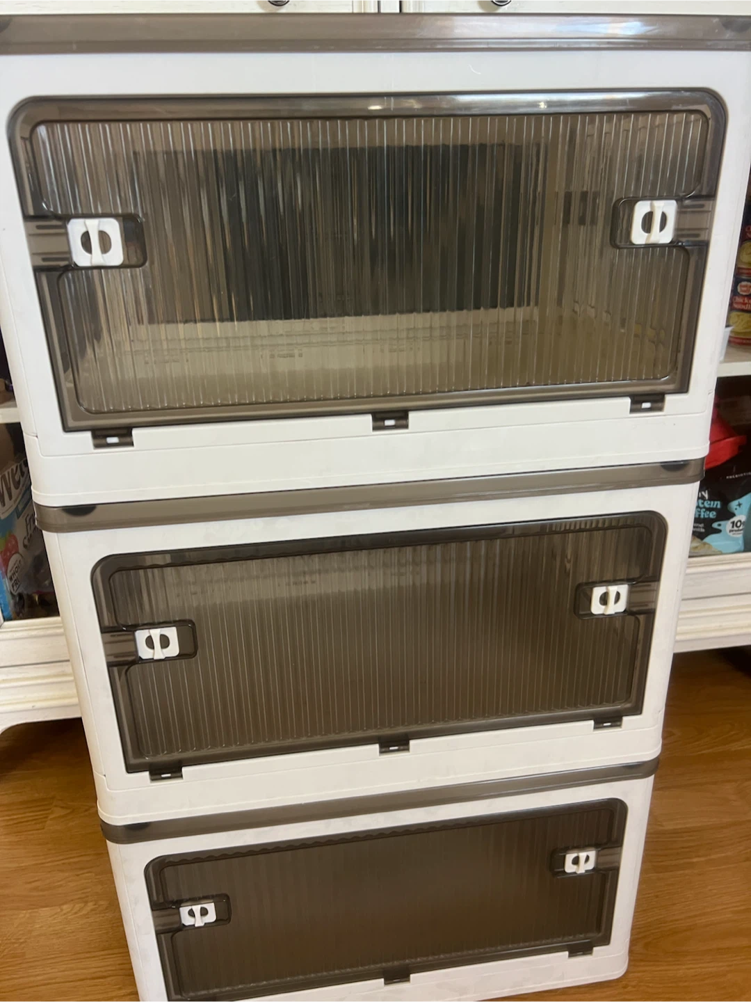 3-Tier Stackable Storage Bin Set - photo 2