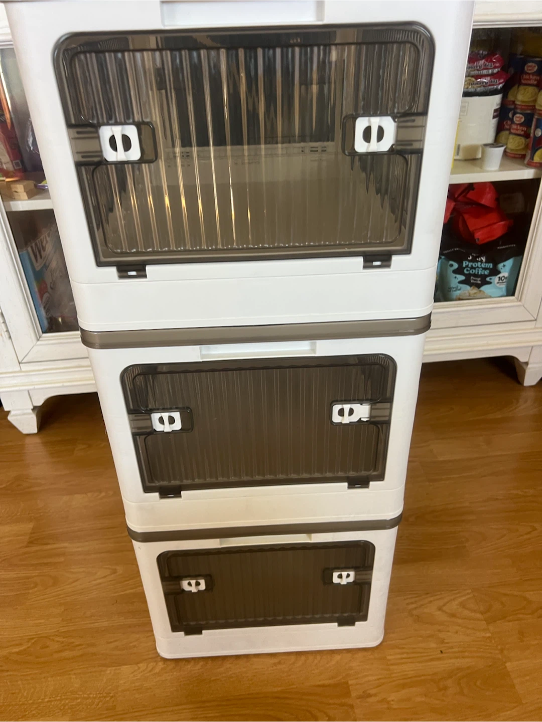 3-Tier Stackable Storage Bin Set - photo 4
