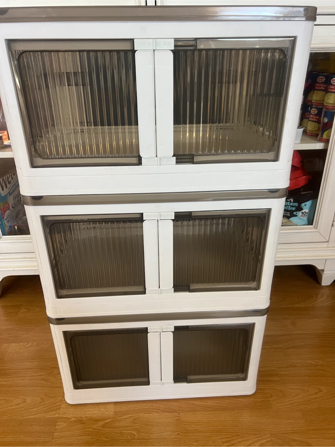 3-Tier Stackable Storage Bin Set - photo 5