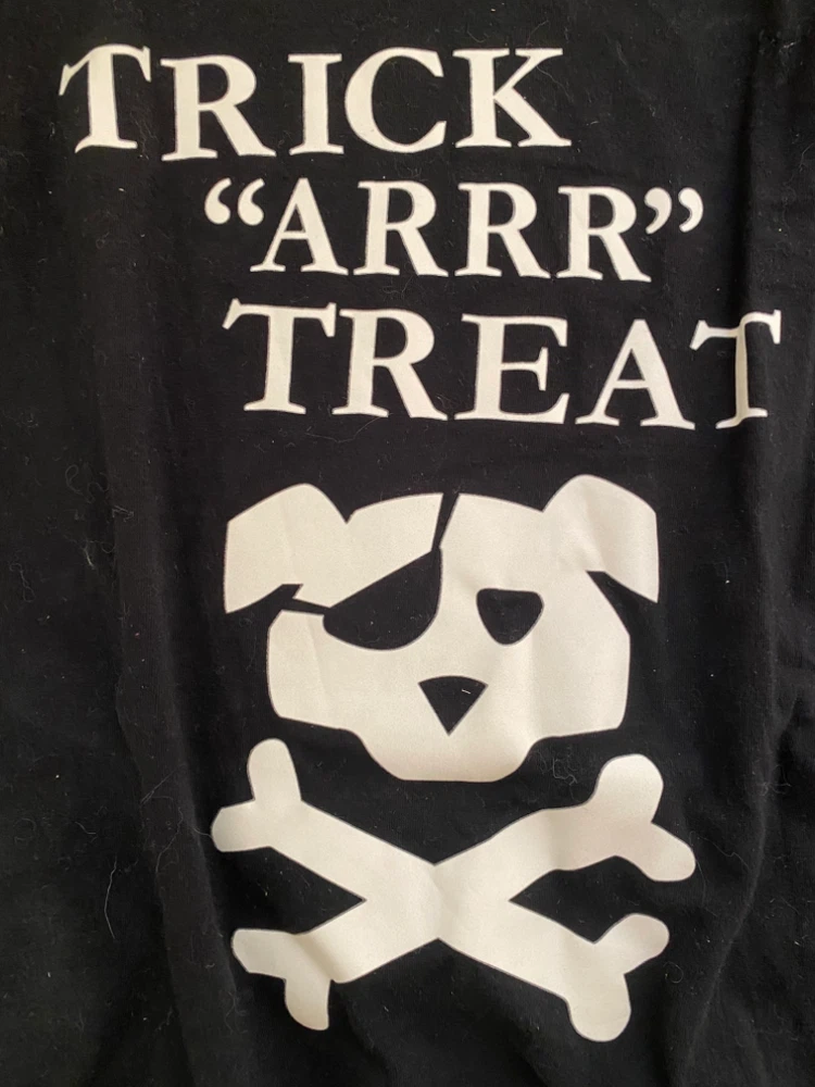 Large Glow-in-the-Dark Pirate Dog T-Shirt - photo 3