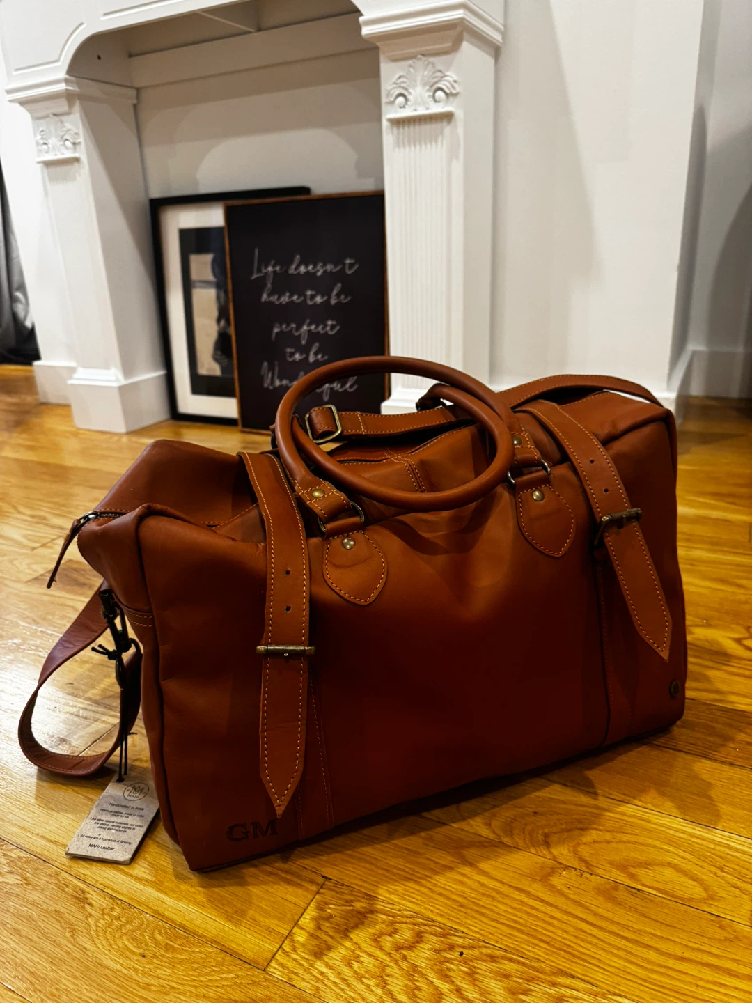 MAHI Leather Duffle Bag