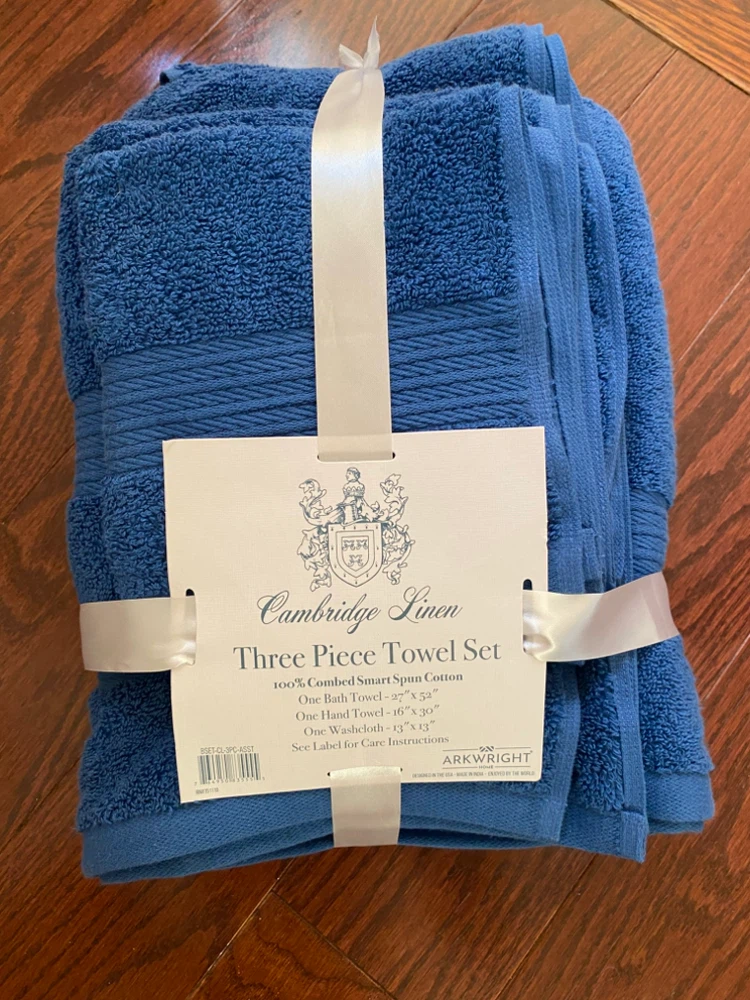 Cambridge Linen Three Piece Towel Set