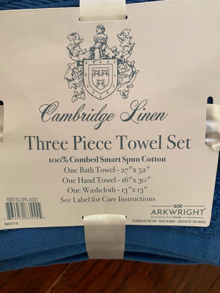 Cambridge Linen Three Piece Towel Set - photo 2