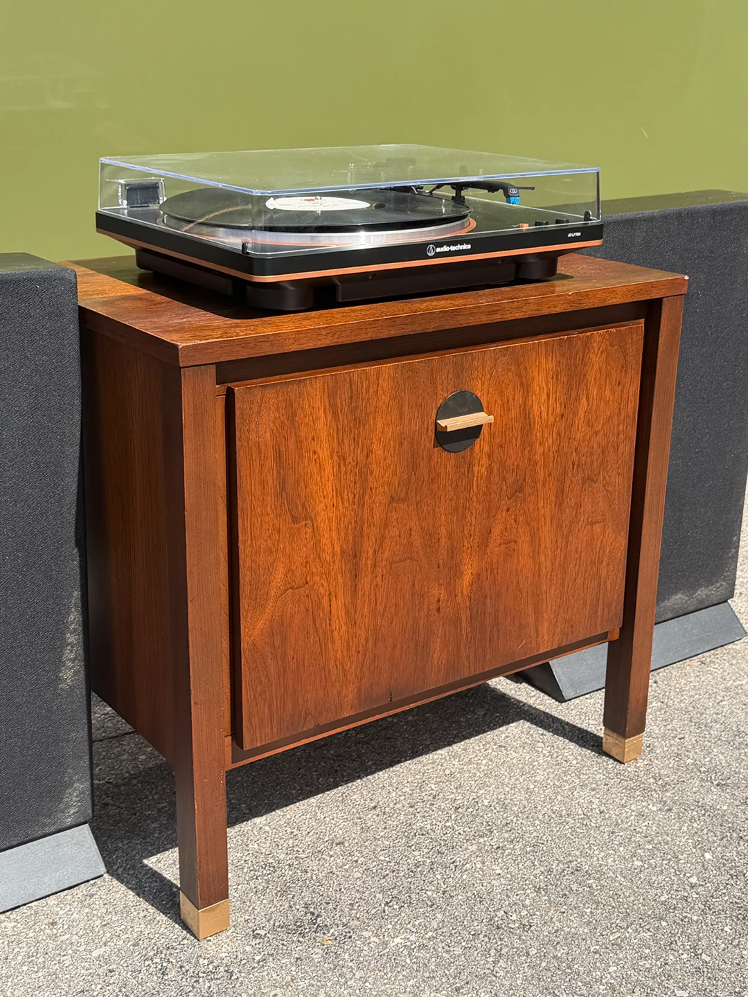 1970s MCM Record Cabinet