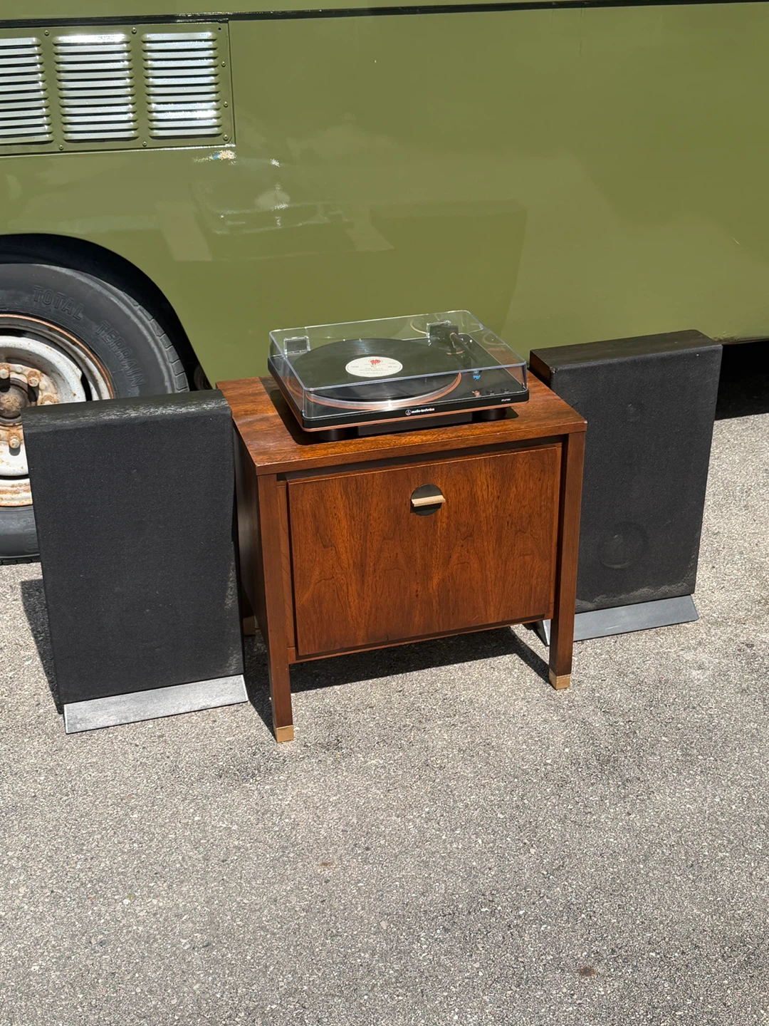 1970s MCM Record Cabinet - photo 3